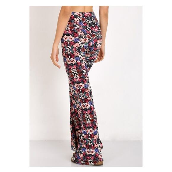 Show Me Your MuMu Sleeping Beauty Floral Bam Bam Bell Pants Sz.L NWT - Picture 4 of 15